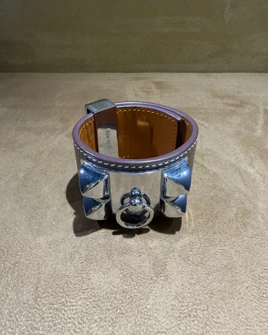 Vue de face du bracelet Hermès Collier de Chien
