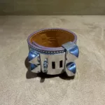 Vue arrière et fermoir du bracelet Hermès Collier de Chien